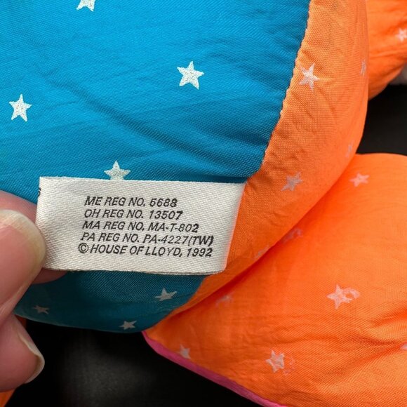 Vintage Teddy Bear Glow in the Dark House of Lloyd 1992 Chuckles the Glow Clown - Picture 7 of 10